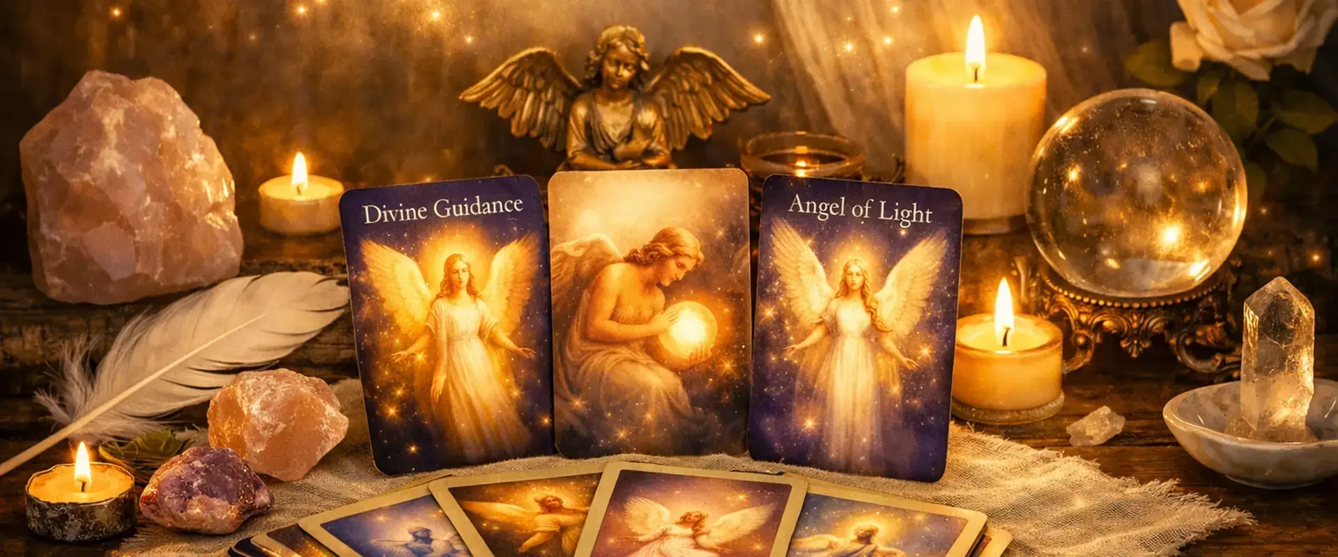 Seraphina Alchemy offers angel card readings for inner guidance
